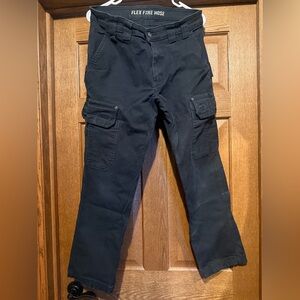 Duluth Trading Co Flex Fire Hose Pants with Flap Pockets